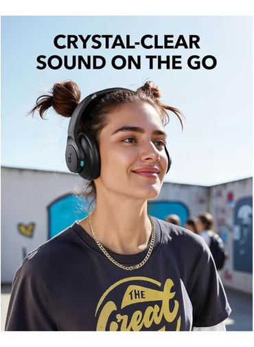 Q11i Wireless Over-Ear Bluetooth Headphones by Anker, Deep Bass, 60H Playtime