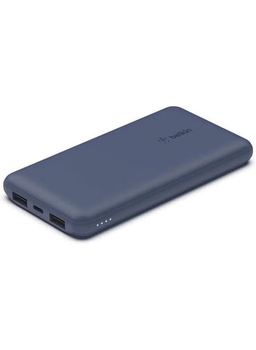 Belkin 10000mAh Boost Charge Power Bank - 15W Fast Charger 1x USB C, 2x USB A ports