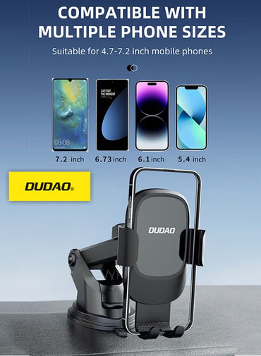 Car Phone Holder, Anti Shake Car Mount, Gravity Bracket for All Mobile Phones, Can be Washed and Reused