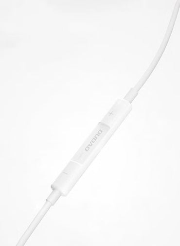 Dudao X14PROT-W1 in-ear headphones with C TYPE connector white