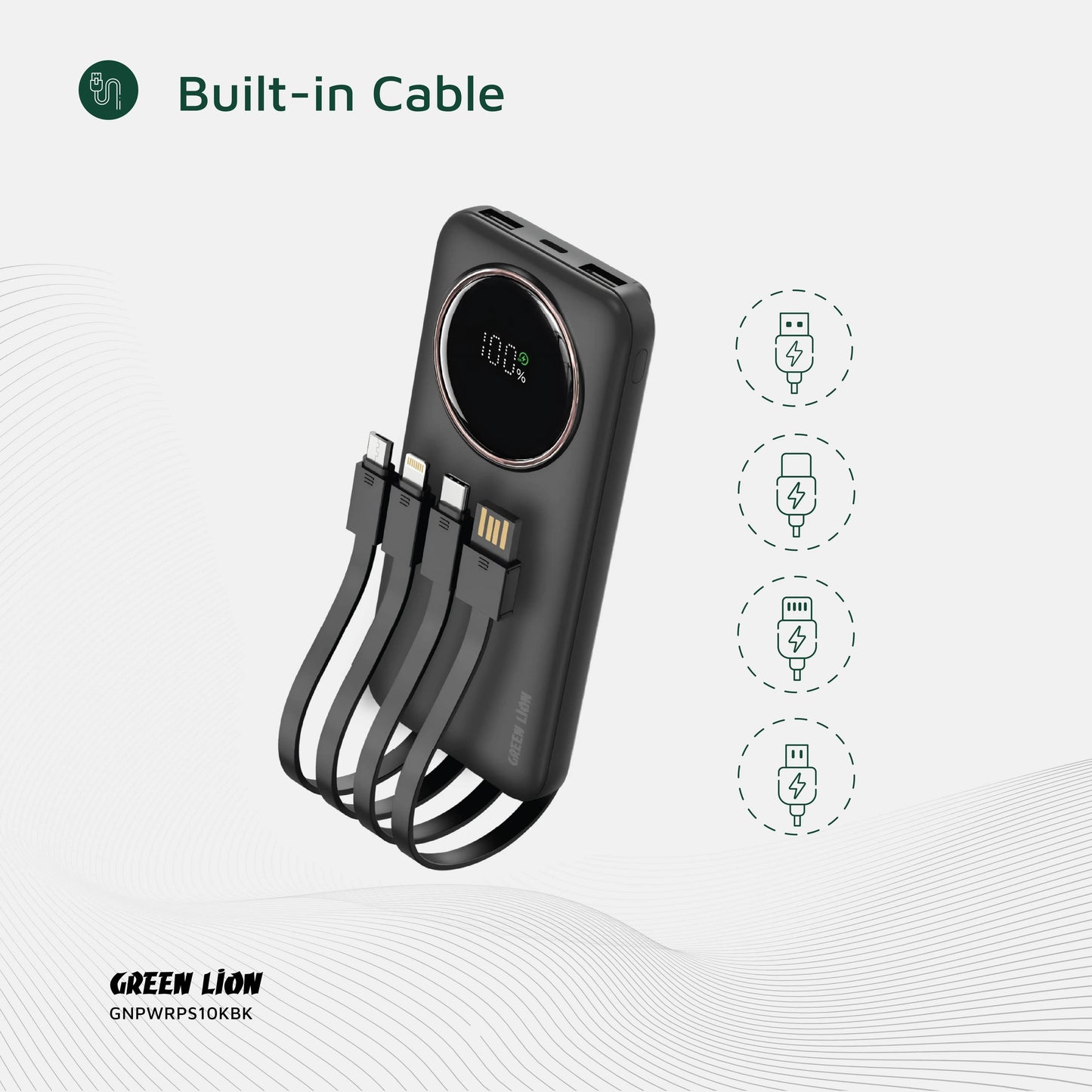 Green Lion Power Pulse 10000 mAh Powerbank PD 22.5W