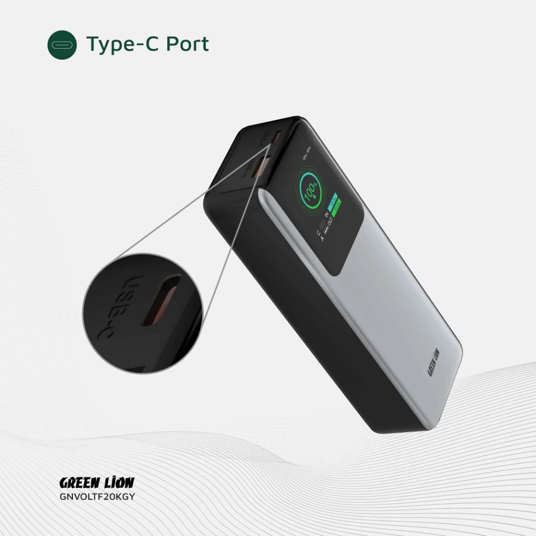 Green Lion Voltura 20000mAh Powerbank PD100W