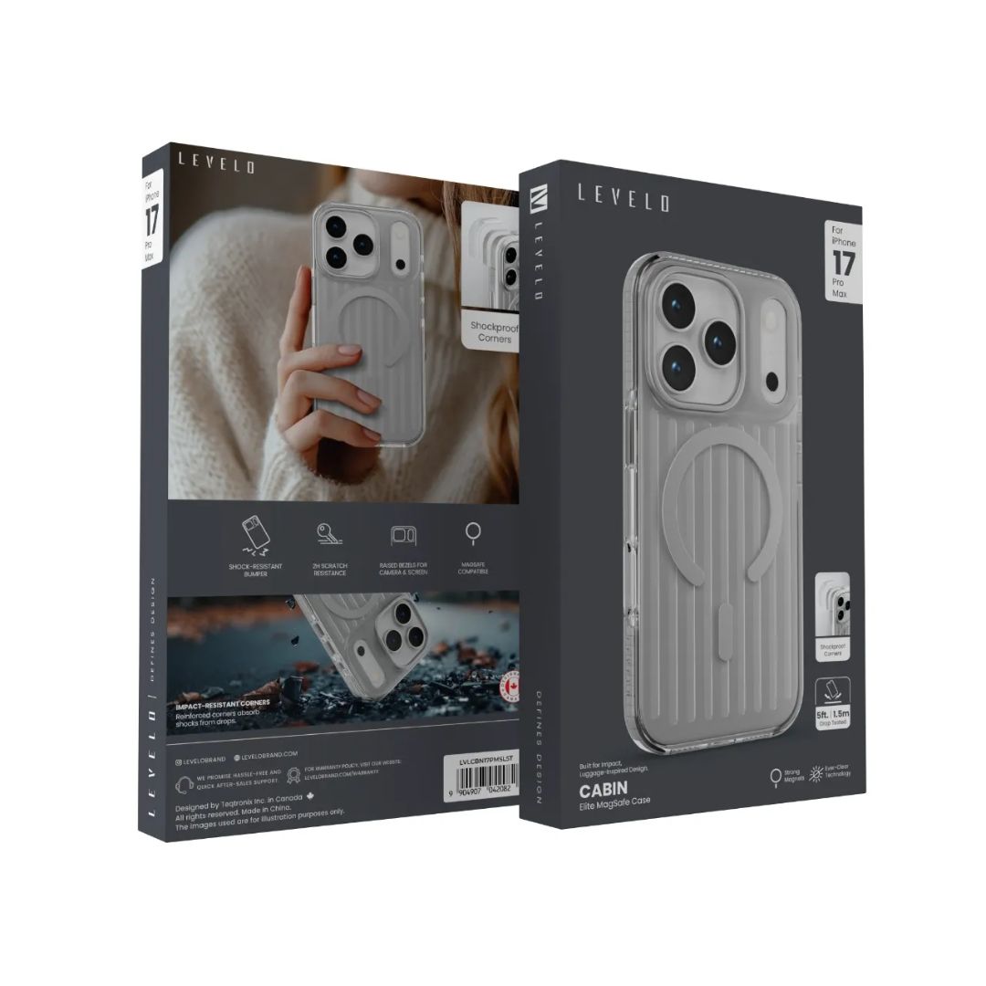 Levelo Cabin MagSafe Case iPhone 17 Pro & iPhone 17 Pro max