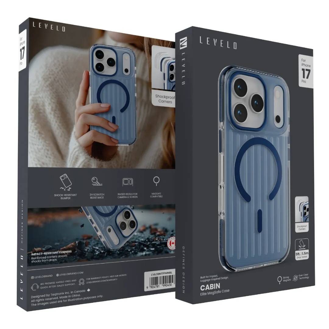 Levelo Cabin MagSafe Case iPhone 17 Pro & iPhone 17 Pro max