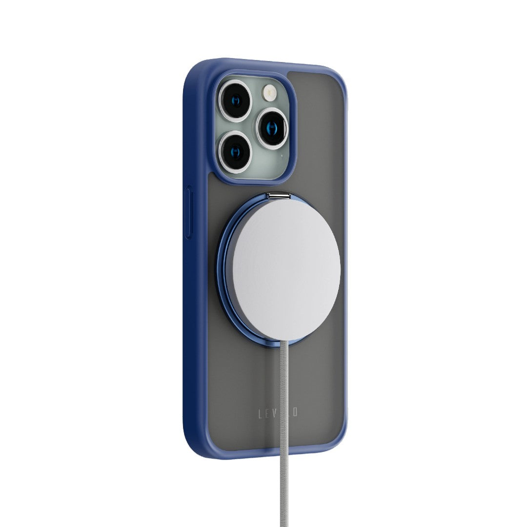 Levelo MagSafe Ringo Multi-Functional Kickstand Case For iPhone 15 pro