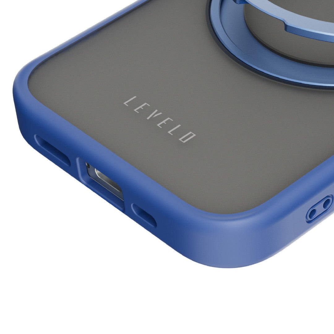Levelo MagSafe Ringo Multi-Functional Kickstand Case For iPhone 15 pro