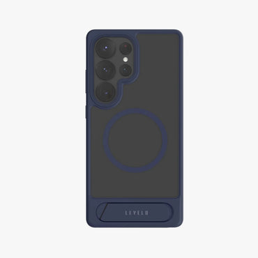 Levelo Matteo With Bottom Stand Grip Case For Samsung S25 Plus & S25 Ultra