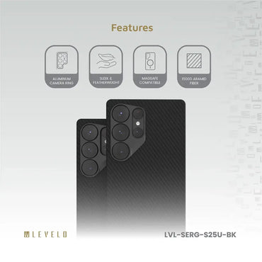 Levelo Samsung S25 Ultra Sergei Case