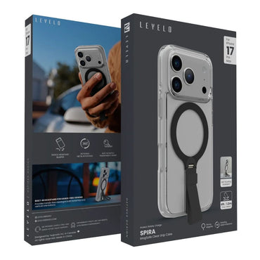Levelo Spira Grip Case for iPhone 17 Pro & iPhone 17 Pro Max