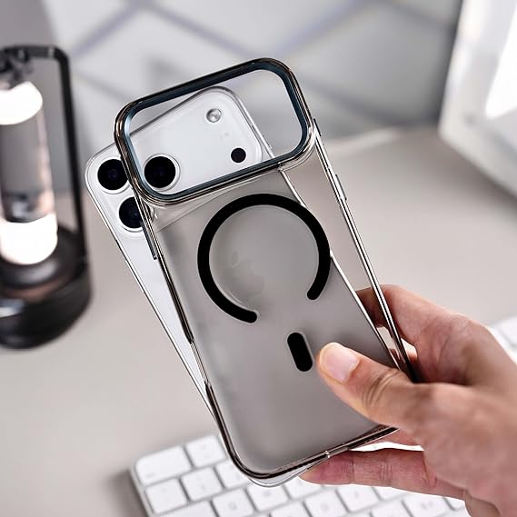Maxwell High Permeability Compatible with Magsafe iPhone 17 Pro Max Phone Case Lens Guard, Crystal Clear, Full Body Protection