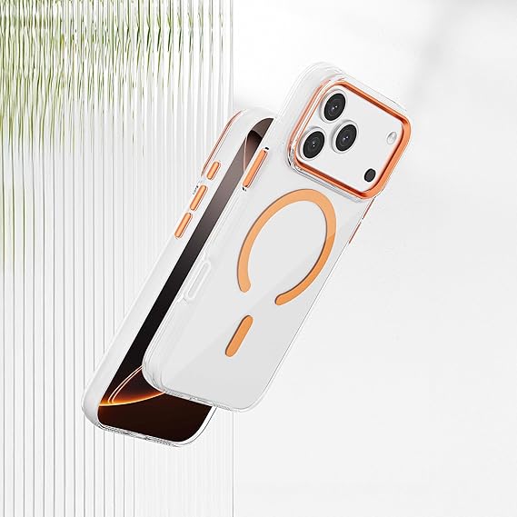 Maxwell High Permeability Compatible with Magsafe iPhone 17 Pro Max Phone Case Lens Guard, Crystal Clear, Full Body Protection