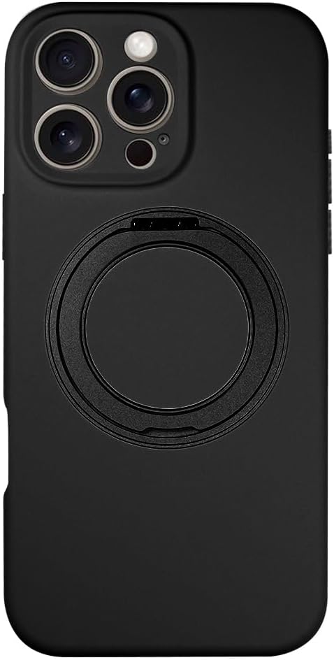 Maxwell Lens Shield Silicone Compatible with MagSafe iPhone 16 Pro Max with Built-in Stand, Lens Guard, Accurate Cutouts