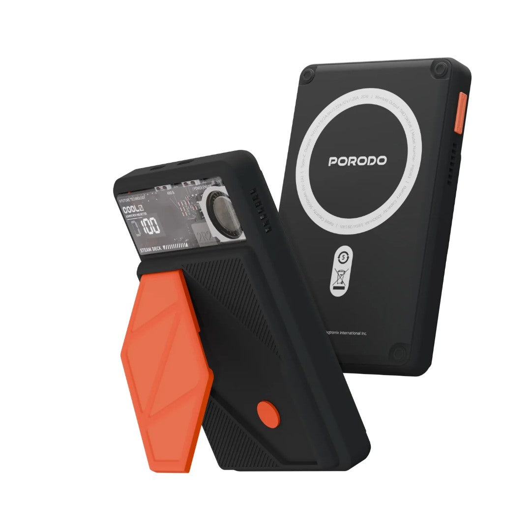 Porodo 10000mAh MagSafe Power Bank | 20W PD | RGB Dynamic Lights