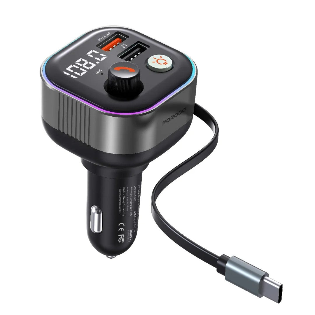 Porodo Audio Boost Bluetooth FM Transmitter