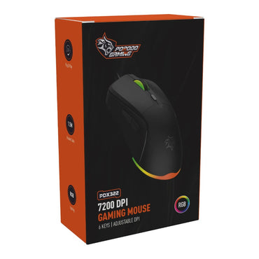 Porodo Gaming 7200 DPI Gaming Mouse – 6 Programmable Keys