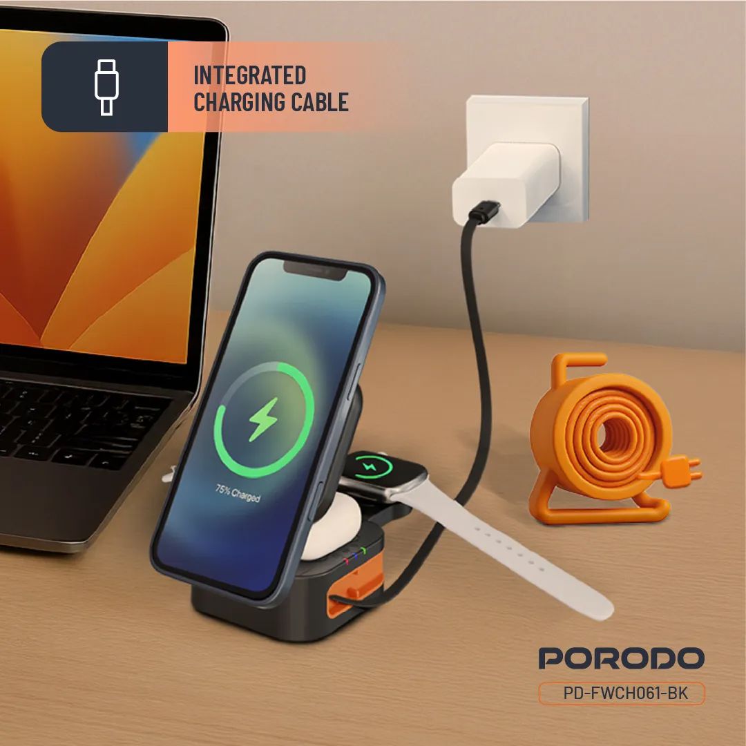 Porodo Pocket-Sized Folding Wireless Charger