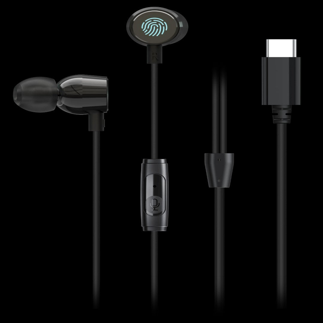 Porodo Soundtec Touch Controls Earphone (Type-C)