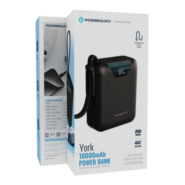 Powerology York 10000mAh Power Bank