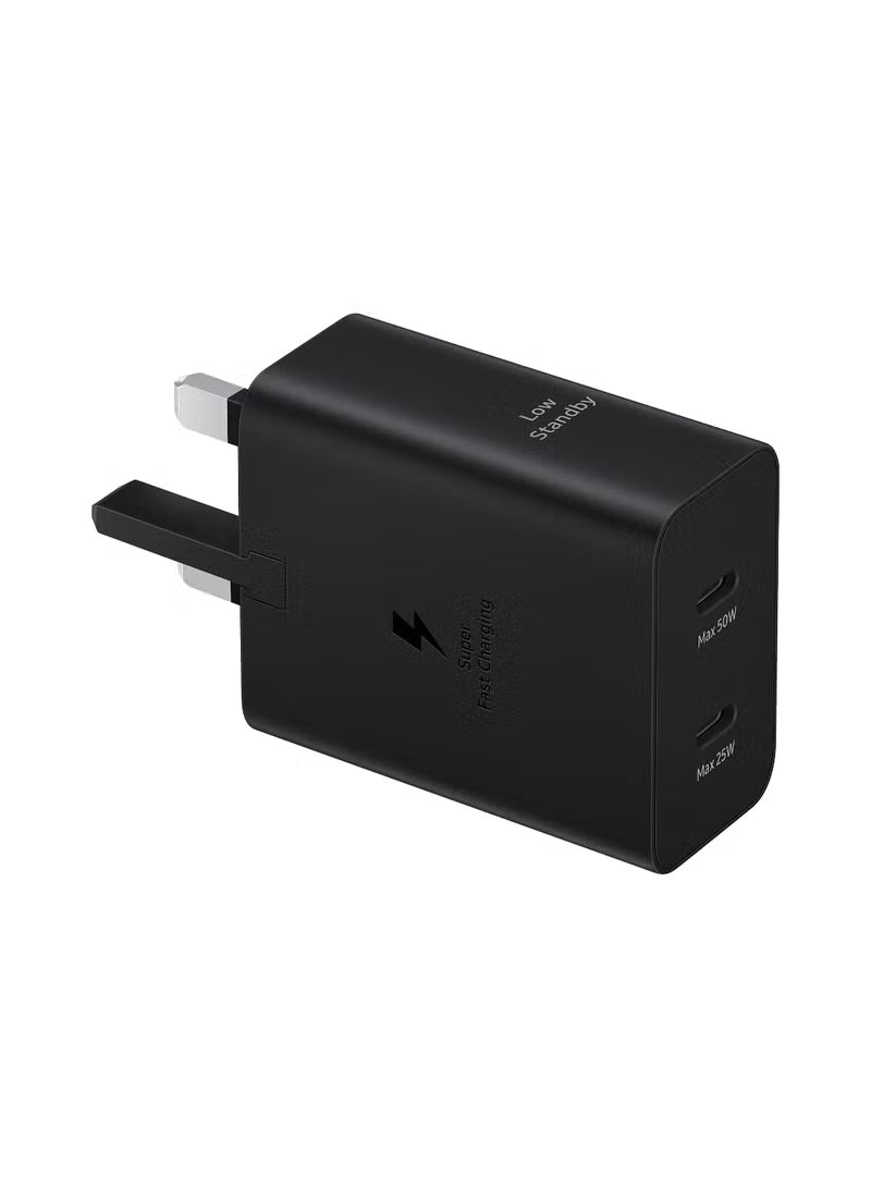 Samsung 50W Duo Power Adapter (With 1.8m Cable) - Black