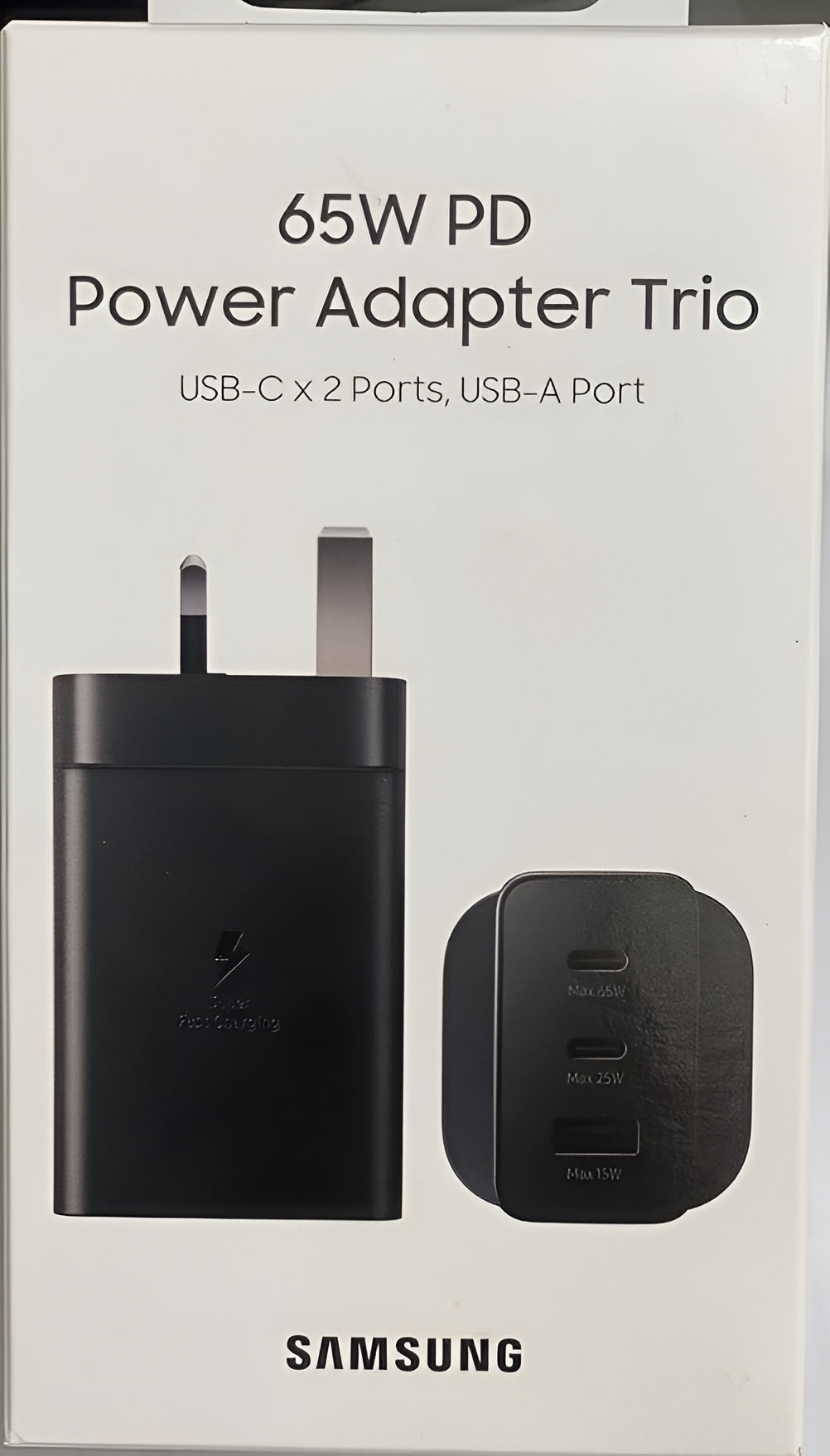 Samsung 65W Power Adapter Trio - Black