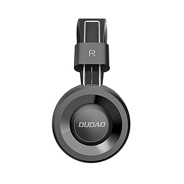 DUDAO X21 On-Ear 3.5Mm Wired Headphones for Mobiles and Laptop with in-Line Mic (Black)