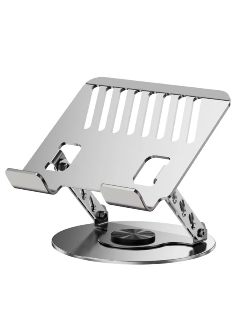 JBQ Laptop Stand for Desk – Adjustable & Rotating Aluminum Laptop Riser