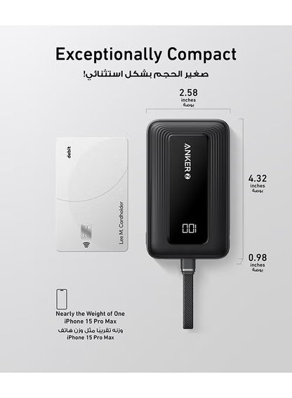 10000 mAh Zolo Power Bank, 10,000mAh 30W High-Speed Portable Charger