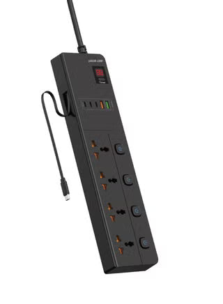 GS-900 Power Socket 3M 3500W with Retractable USB-C Cable