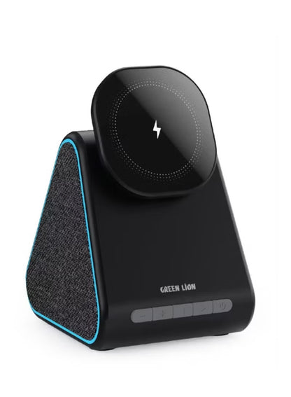 Mag Trio Speaker, Charger, Phone Stand, LED Blue Light, 5 hours Working Time