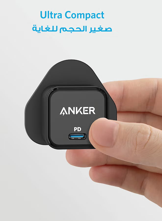 USB C Plug, 20W USB C Charger - Fast Charging PowerPort III Cube Charger