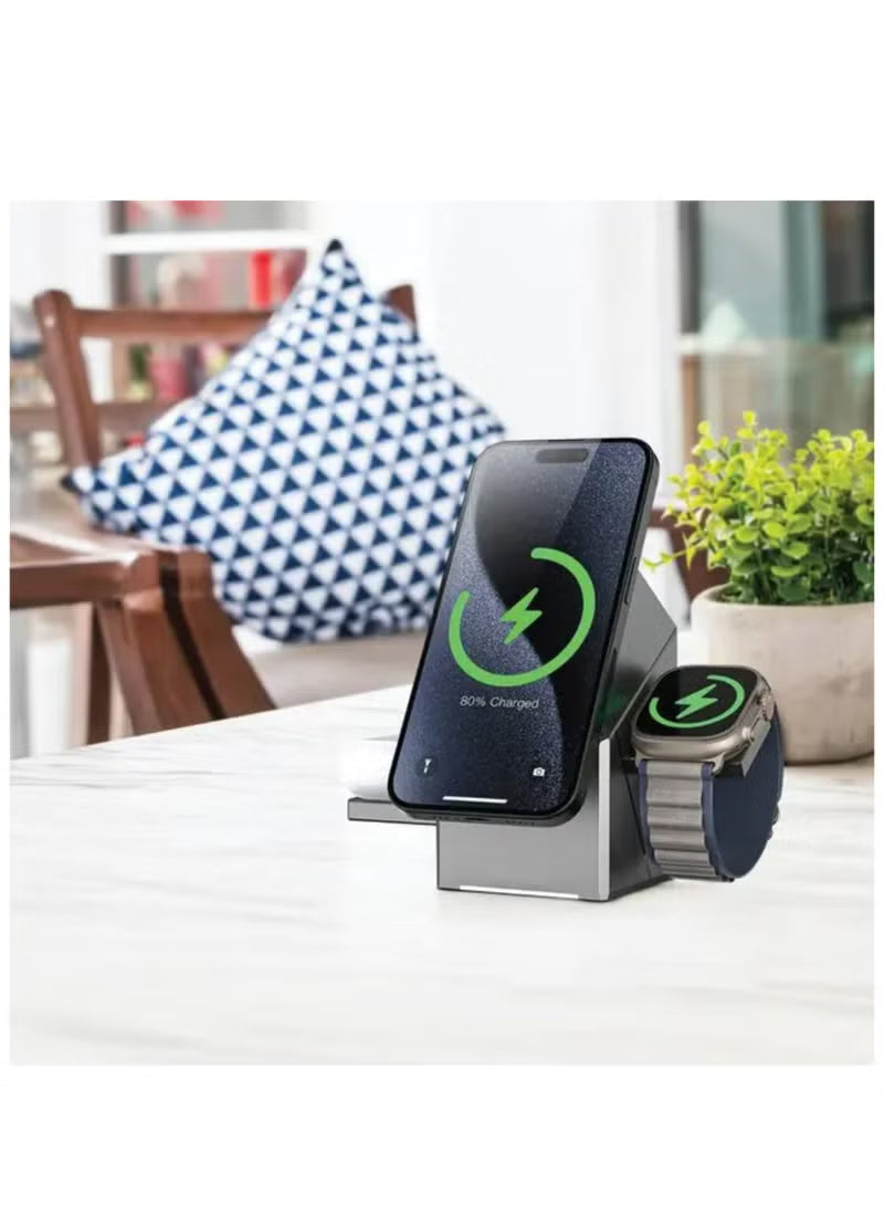 Power Trio 3 In 1 Wireless Charger, 4.5h Working Time
