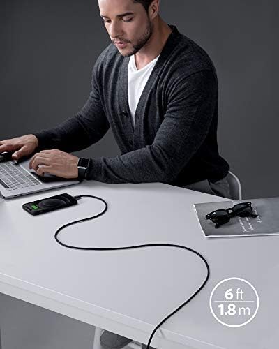Anker PowerLine III Flow, USB C to Lightning Cable for iPhone (6ft)