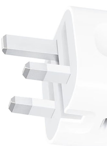 Apple 20W USB-C 3-Pin Power Adapter / (Original iPhone Charger) - White
