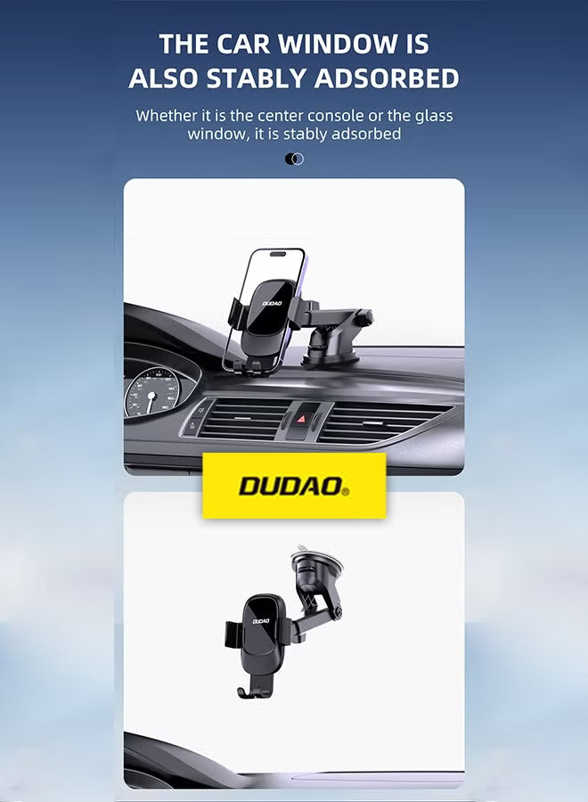 Car Phone Holder, Anti Shake Car Mount, Gravity Bracket for All Mobile Phones, Can be Washed and Reused
