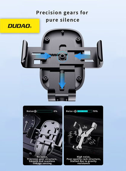Car Phone Holder, Anti Shake Car Mount, Gravity Bracket for All Mobile Phones, Can be Washed and Reused