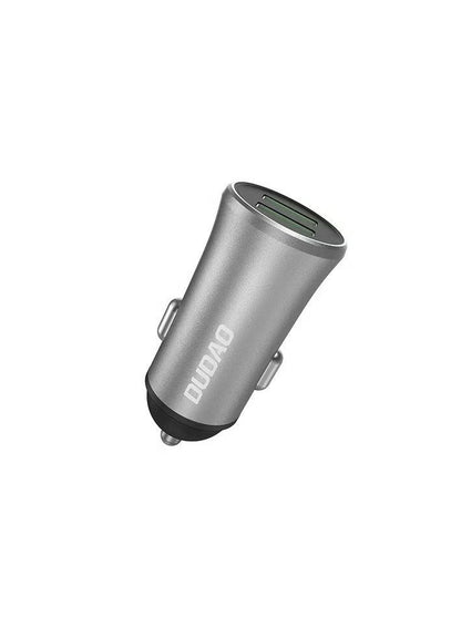 Dudao 3.4A smart car charger 2x USB silver