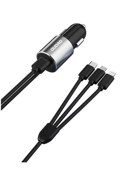 Dudao 4.3A Car Charger - 1 in 3