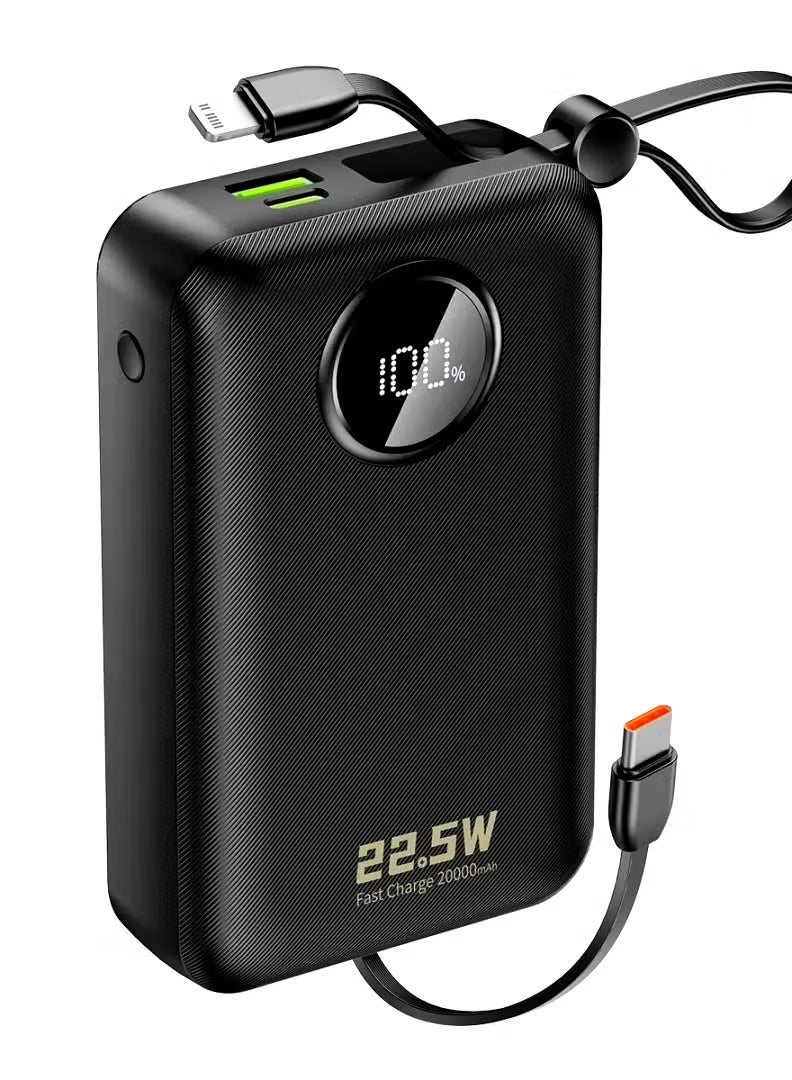 Dudao K14+ 22.5W Pd 20000Mah Power Bank Black