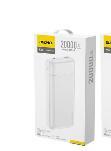 Dudao K18 20000 MAH POWERBANK white