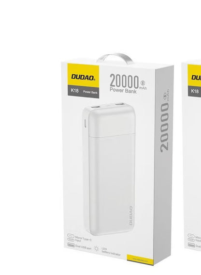 Dudao K18 20000 MAH POWERBANK white