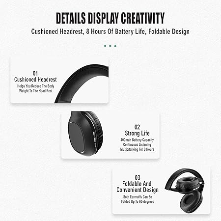 Dudao Multifunctional Wireless Earphones Bluetooth 5.0 Micro SD Card Reader FM Radio Black (X22Pro)