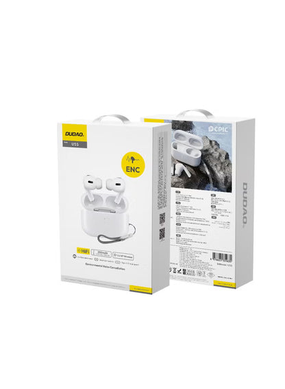 Dudao U5S Earphones, Wireless Earbuds, Bluetooth Headphones 5.3, Premium Sound, Type-C Charging Port