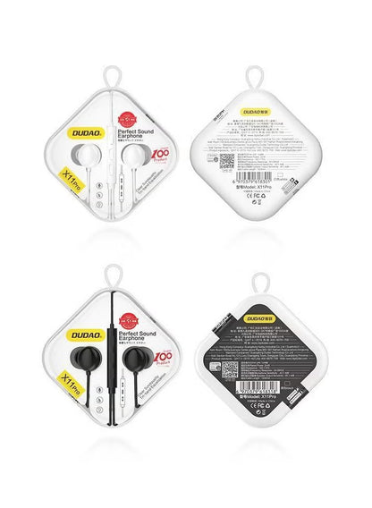 Dudao X11 Pro In-ear Handsfree 3.5mm aux white