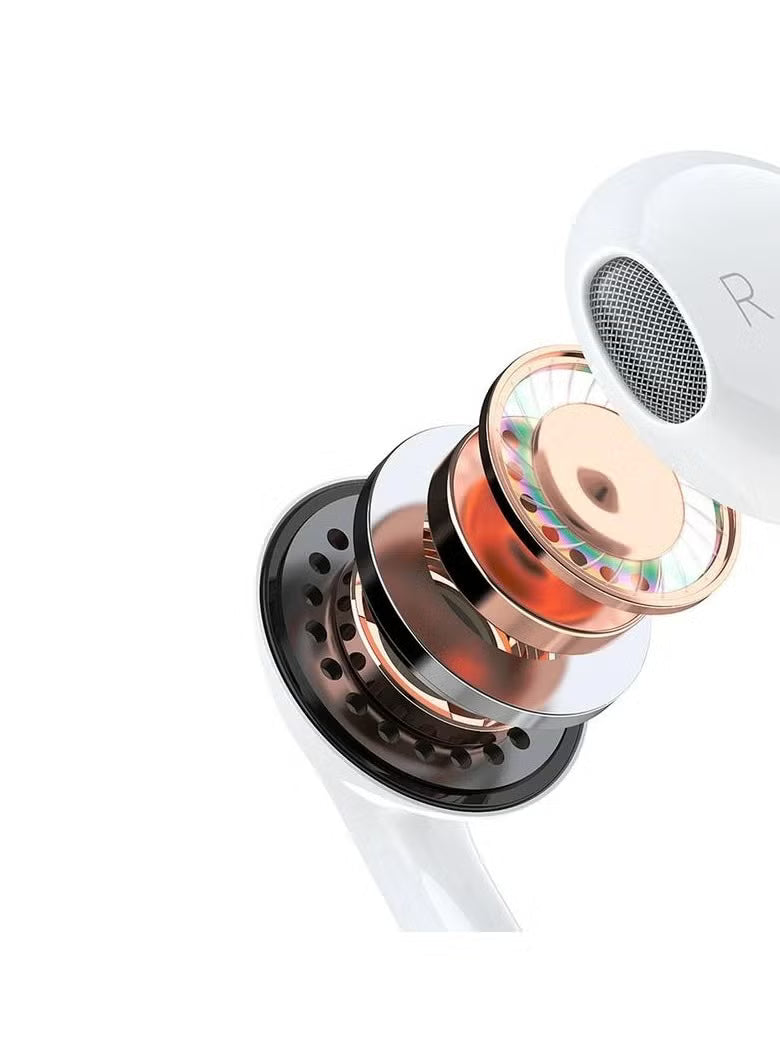 Dudao X14PROT-W1 in-ear headphones with C TYPE connector white