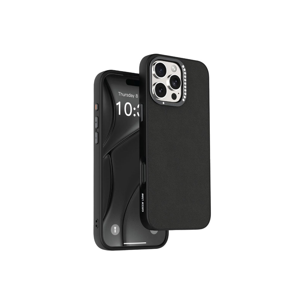 Green Lion Anti Scratch Kimberly Leather Case for iphone 16 Pro Max / Pro
