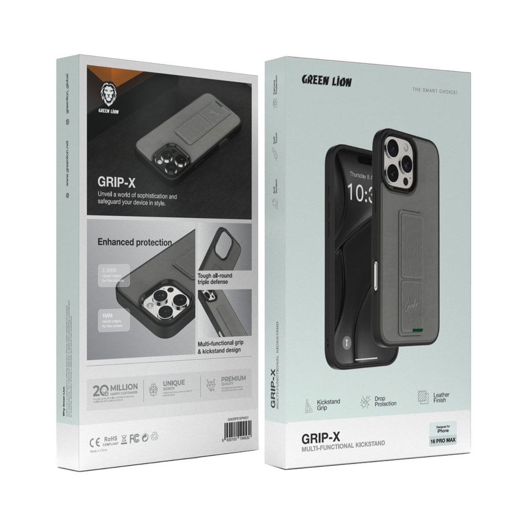 Green Lion Grip-X Multi-Functional Kickstand for iPhone 16 Pro Max / Pro