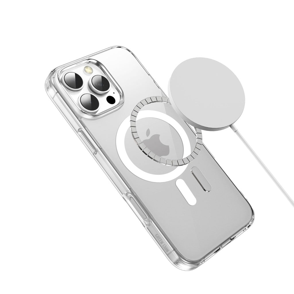 Green Lion Anti Fingerprint MagSafe Crystal Clear Case for iPhone 16 Series