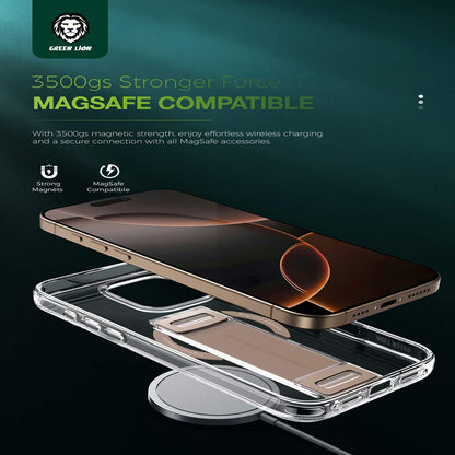 Green Lion MagSafe Anti-Yellowing Grip Case iPhone 16 Pro/Pro Max