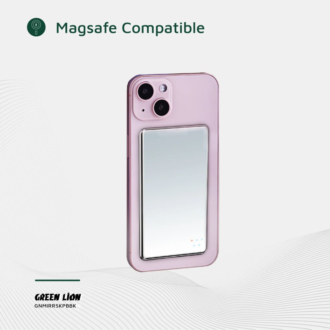 Green Lion Mirror Design 5000mAh Power Bank - PD 20W