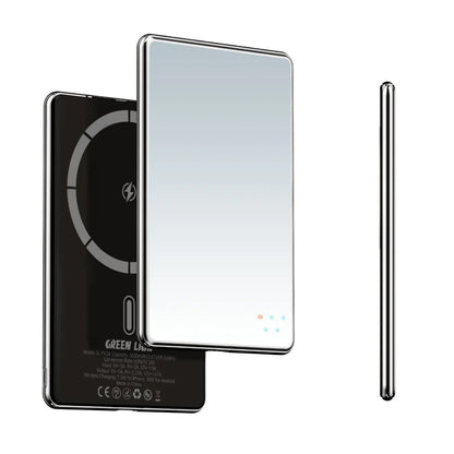 Green Lion Mirror Design 5000mAh Power Bank - PD 20W